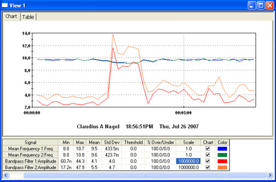 BioExplorer statistische Auswertung Neurofeedback