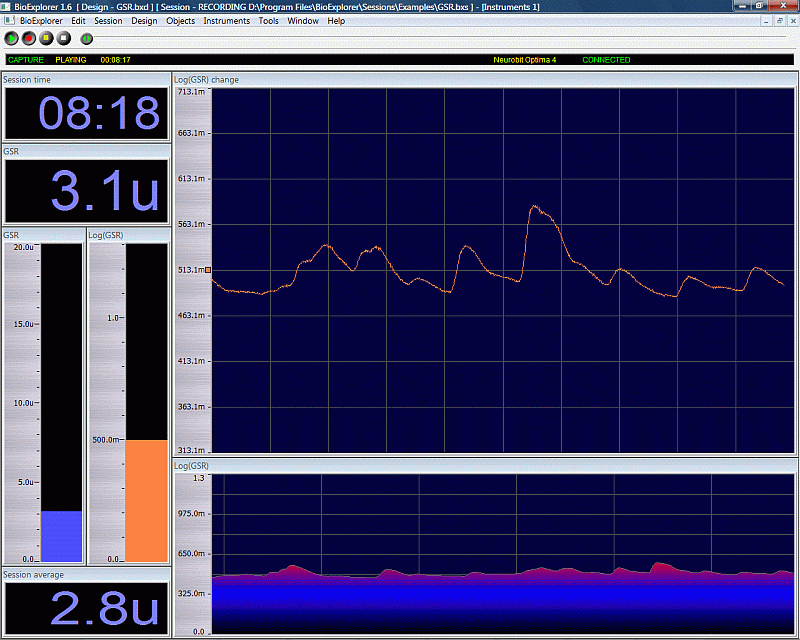 BioExplorer Optima 4 GSR-Biofeedback