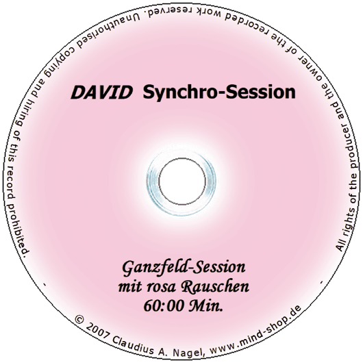 Bild von DAVID Synchro-Session "Ganzfeld-Session mit rosa Rauschen"